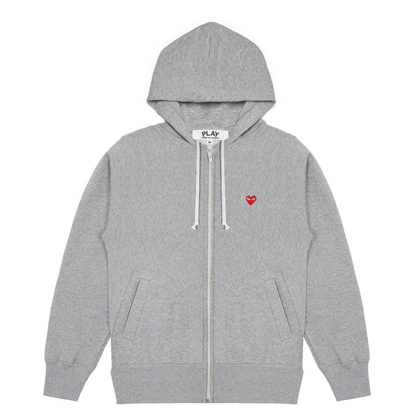 Play - Mini Red Heart Hooded Sweatshirt - (Grey)