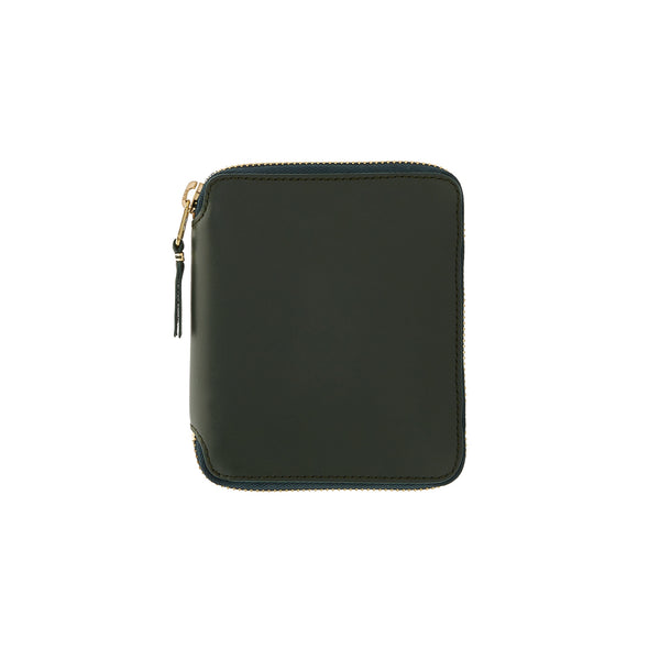 CDG Wallet - Classic Leather Full Zip Around Wallet - (Bottle Green SA2100)