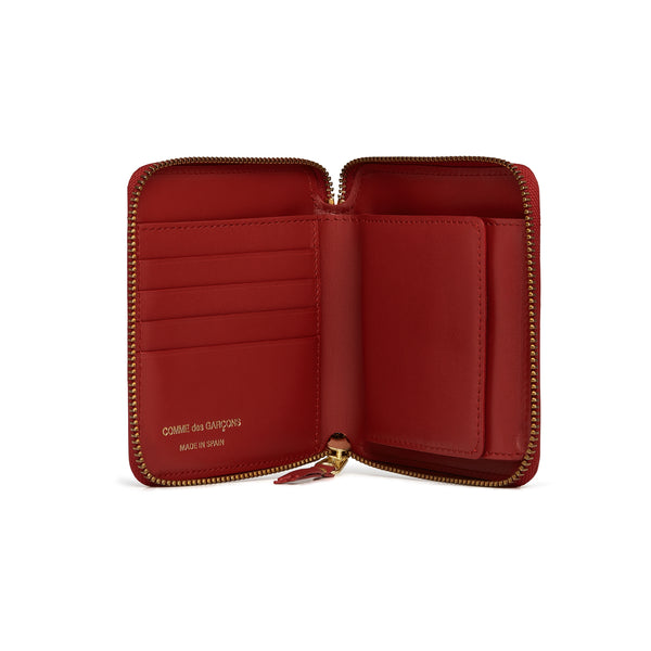 CDG Wallet - Classic Leather Full Zip Around Wallet - (Red SA2100C)