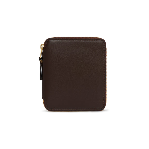 CDG Wallet - Classic Leather Full Zip Around Wallet - (Brown SA2100)