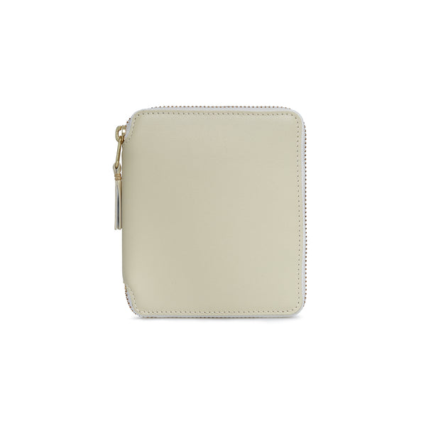 CDG Wallet - Classic Leather Full Zip Around Wallet - (Off-White SA2100)