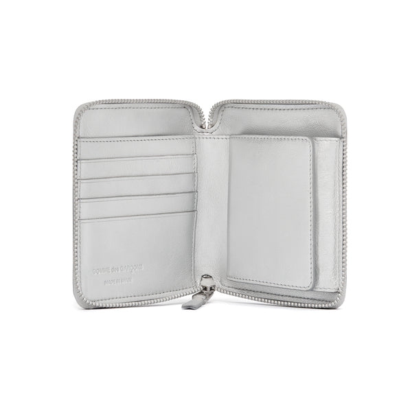 CDG Wallet - Full Zip Around Wallet - (Silver SA2100G)