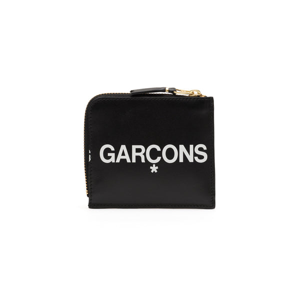 CDG Wallet - Huge Logo Zip Around Wallet - (Black SA3100HL)