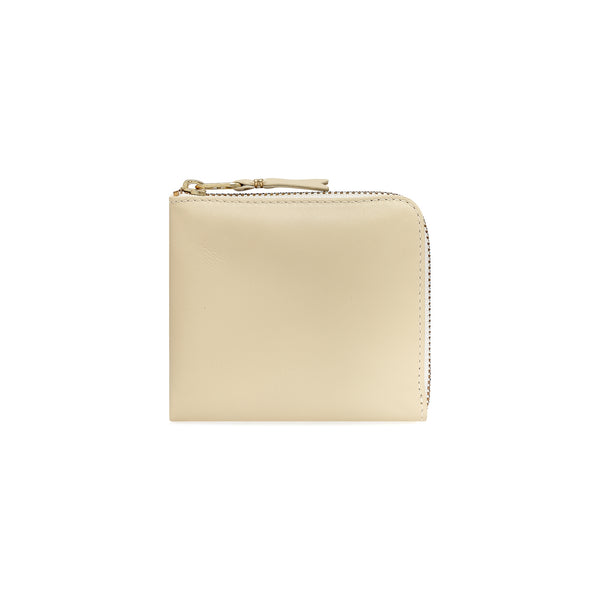 CDG Wallet - Classic Leather Zip Around Wallet - (Off-White SA3100)