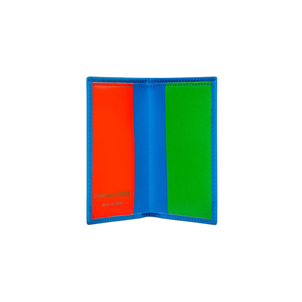 CDG Wallet - Super Fluo Bifold Wallet - (Blue SA6400SF)