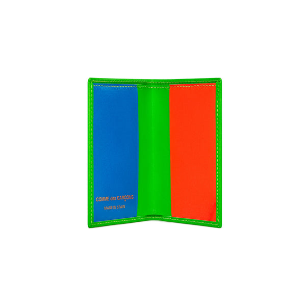 CDG Wallet - Super Fluo Bifold Wallet - (Green SA6400SF)