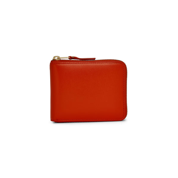 CDG Wallet - Classic Color Full Zip Around Wallet - (Orange SA7100)